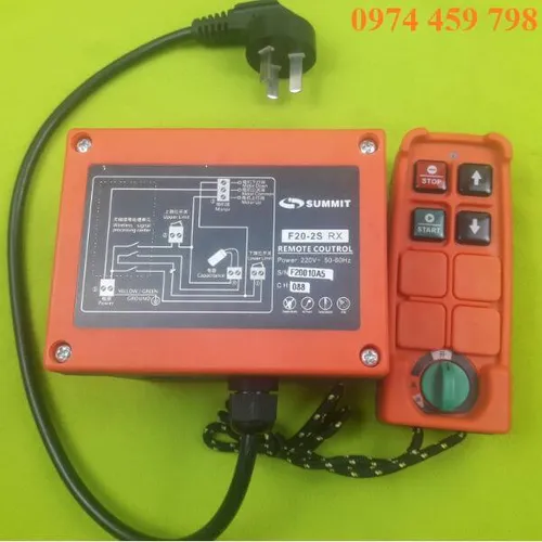 Điều khiển từ xa cho tời điện 1 pha