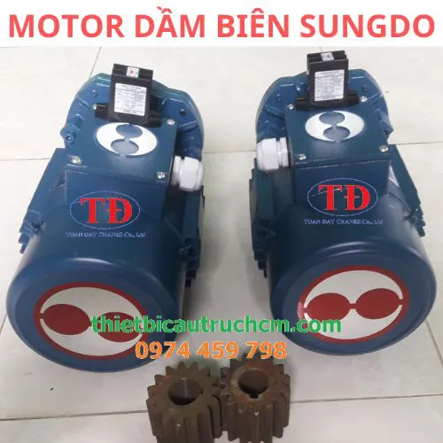 Mô tơ dầm biên cầu trục Sungdo