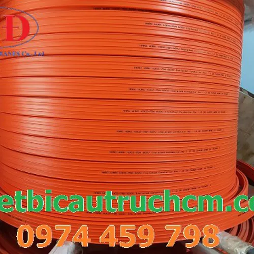 Thanh ray lõi đồng dẫn điện cầu trục 3P-50A