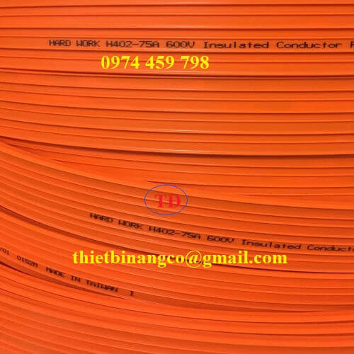 Ray điện an toàn cầu trục 4P 75A Ray điện an toàn cầu trục 4P 75A