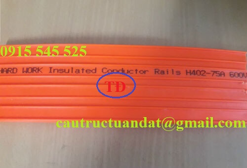 Ray điện an toàn cầu trục 4P-75A Ray điện an toàn cầu trục 4P-75A