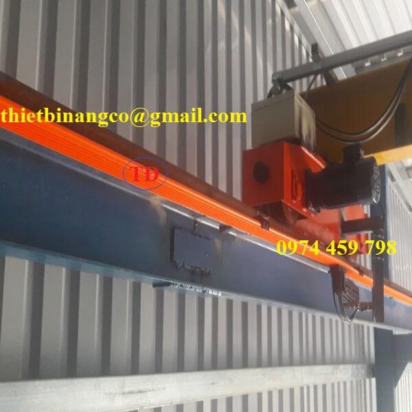 Ray điện an toàn cầu trục 3P-100A Ray điện an toàn cầu trục 3P-100A