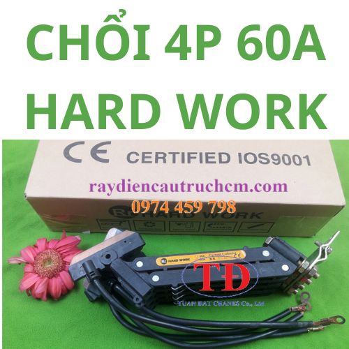 Chổi lấy điện cầu trục 4P 60A Hard Work