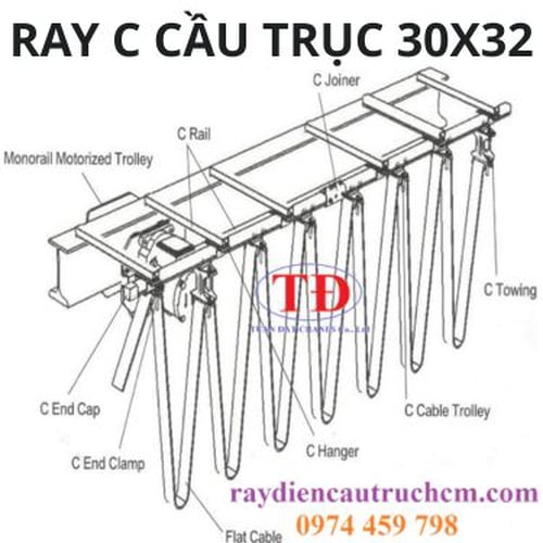 Ray C cầu trục 30x32