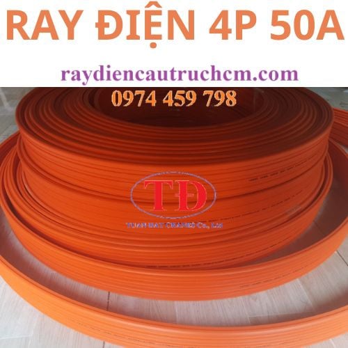 Ray điện cầu trục loại 4P 50A