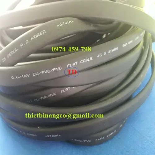 Cáp dẹt dùng cho cầu trục