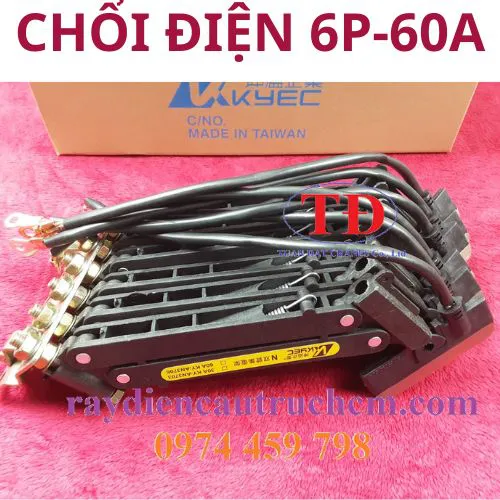Chổi tiếp điện 6P-60A cho cầu trục