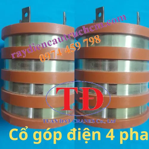 Cổ góp điện 4 pha