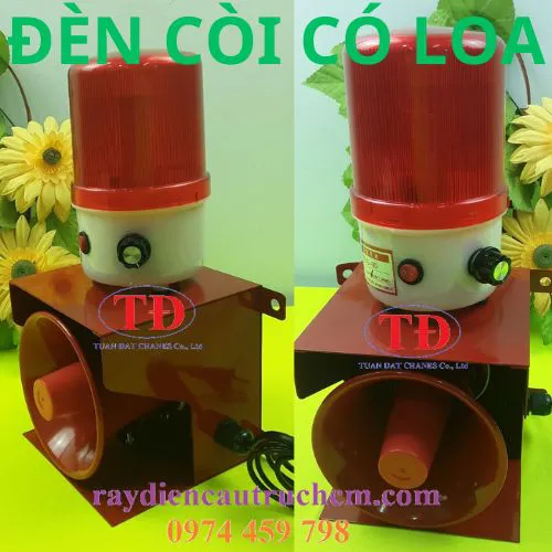 Đèn cảnh báo cầu trục có loa