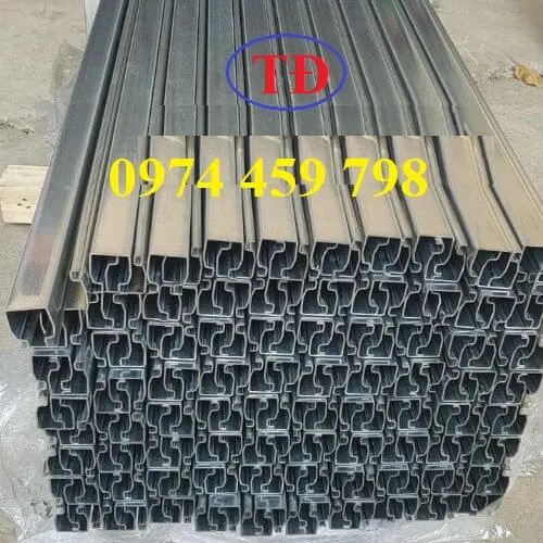 Thanh ray C cầu trục 30x40