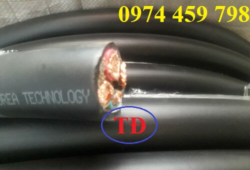 Cáp cao su mềm Hwasan cho cầu trục, cổng trục Cáp cao su mềm Hwasan cho cầu trục, cổng trục