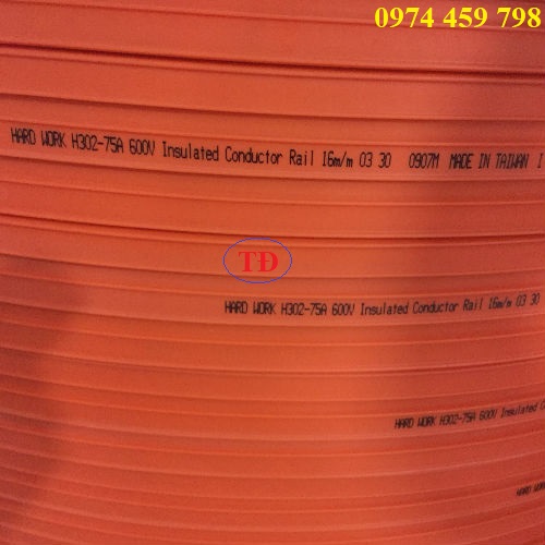 Ray điện an toàn 3 pha 75A cho cầu trục Ray điện an toàn 3 pha 75A cho cầu trục