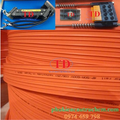 Ray điện  an toản cầu trục 4P 50A
