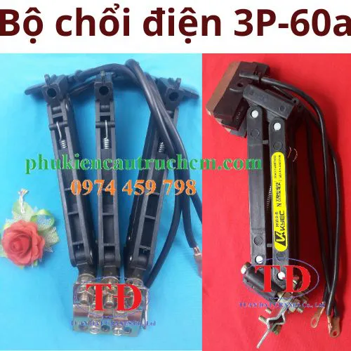 Bộ chổi lấy điện cầu trục 3P-60A