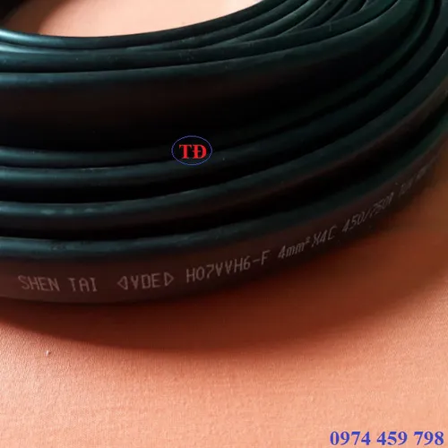 Cáp dẹt cầu trục 4Cx4.0