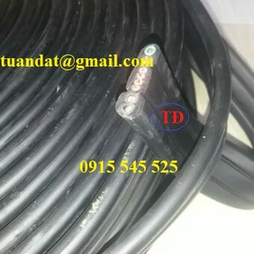 Cáp dẹt dẫn điện cầu trục