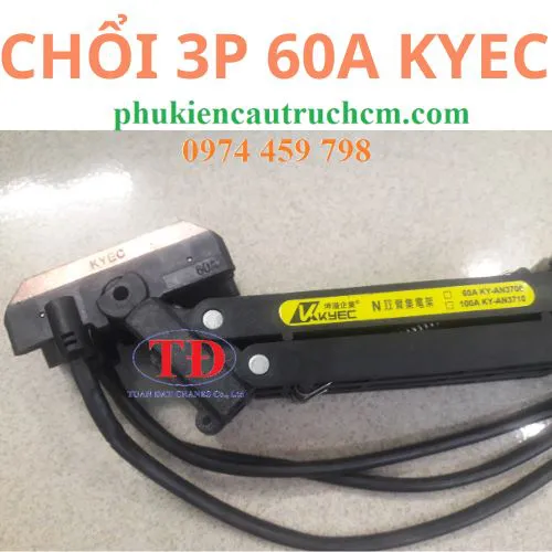 Chổi tiếp điện 3P 60A Kyec cho cầu trục