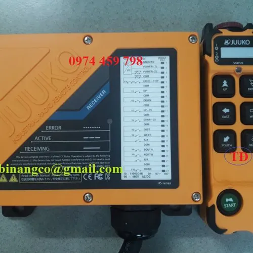 Điều khiển từ xa 2 cấp cho cầu trục K602