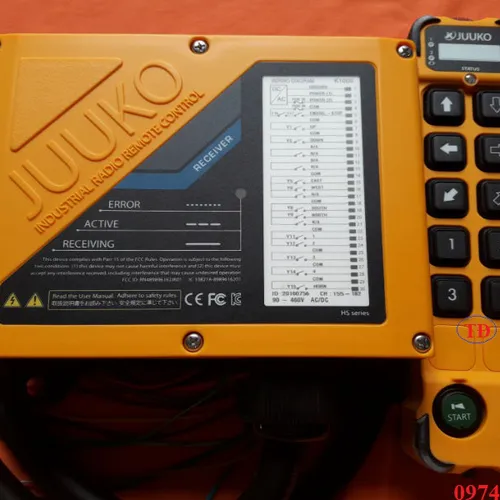 Điều khiển từ xa cầu trục Juuko K200, K400, K600, K602, K606, K800, K808, K1000, K1200