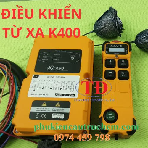 Điều khiển từ xa cầu trục Juuko K400