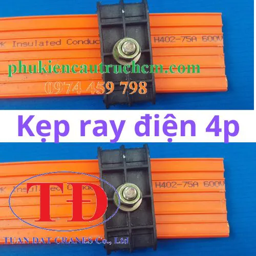 Kẹp treo ray điện cầu trục 4P