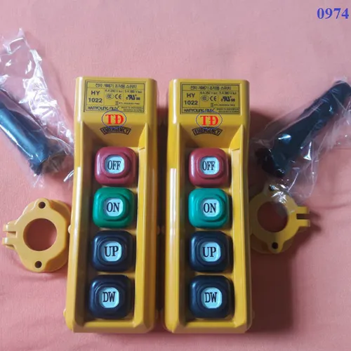 Tay bấm điều khiển cầu trục 2 nút