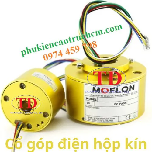 Vành cổ góp điện 4 pha hộp kín