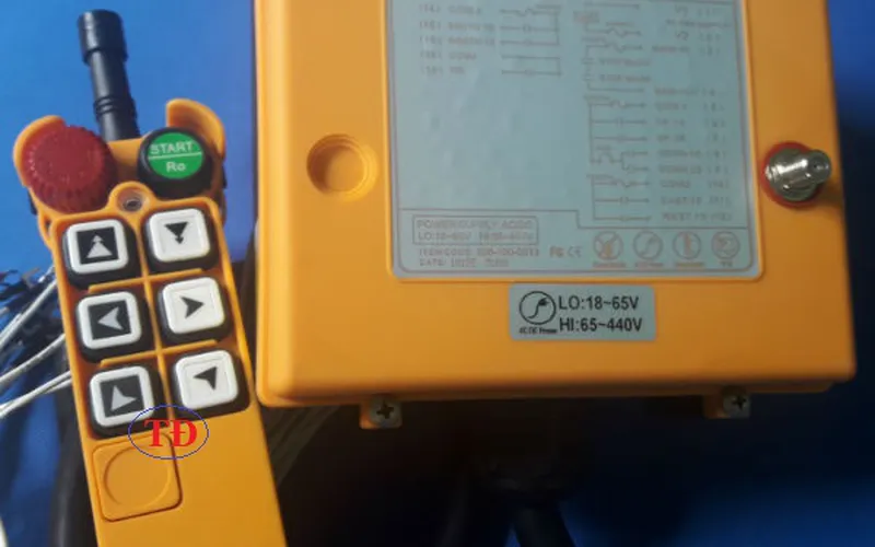 Cách đấu bộ điều khiển từ xa cho cầu trục