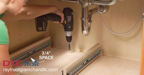 Người sử dụng dễ dàng tháo lắp ray trượt bi giảm chấn Người sử dụng dễ dàng tháo lắp ray trượt bi giảm chấn