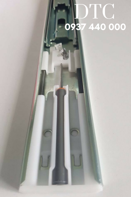 Cấu trúc giảm chấn của ray trượt bi DTC Cấu trúc giảm chấn của ray trượt bi DTC