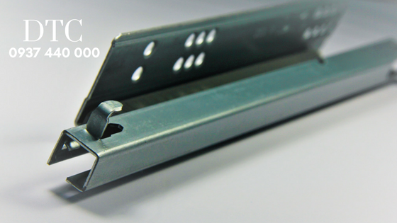 Ray âm DTC 2 tầng giảm chấn có khóa - Công ty TNHH Ray Trượt DTC Ray âm DTC 2 tầng giảm chấn có khóa - Công ty TNHH Ray Trượt DTC
