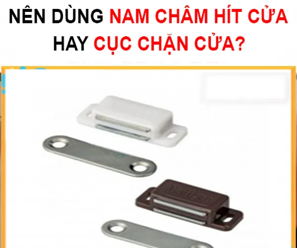 Có nên sử dụng nam châm hít cửa thay vì cục chặn cửa