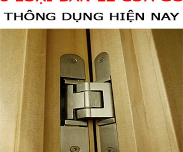 TOP 6 loại bản lề cửa gỗ được sử dụng phổ biến hiện nay