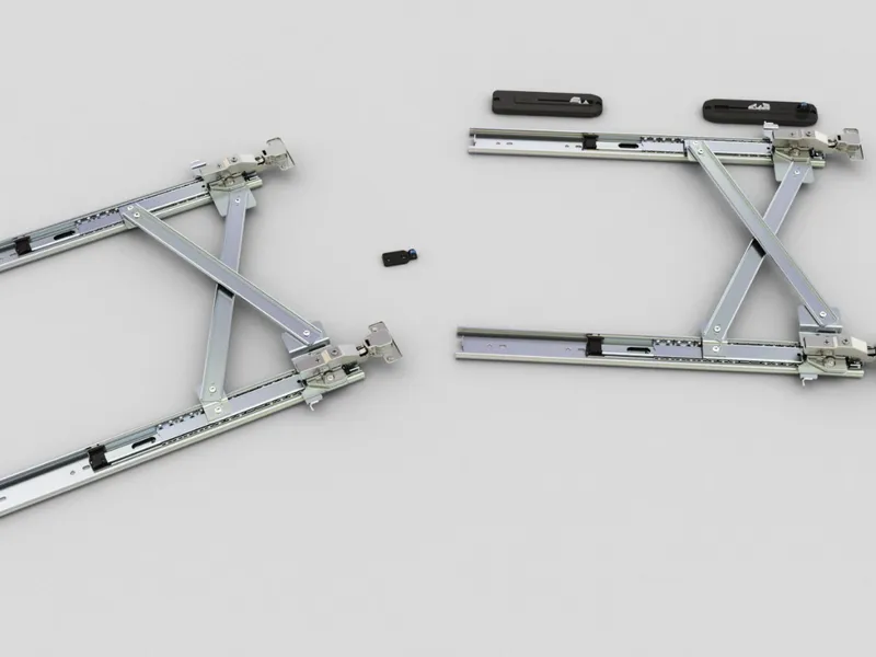 Phụ kiện cửa trượt xoay cho tủ