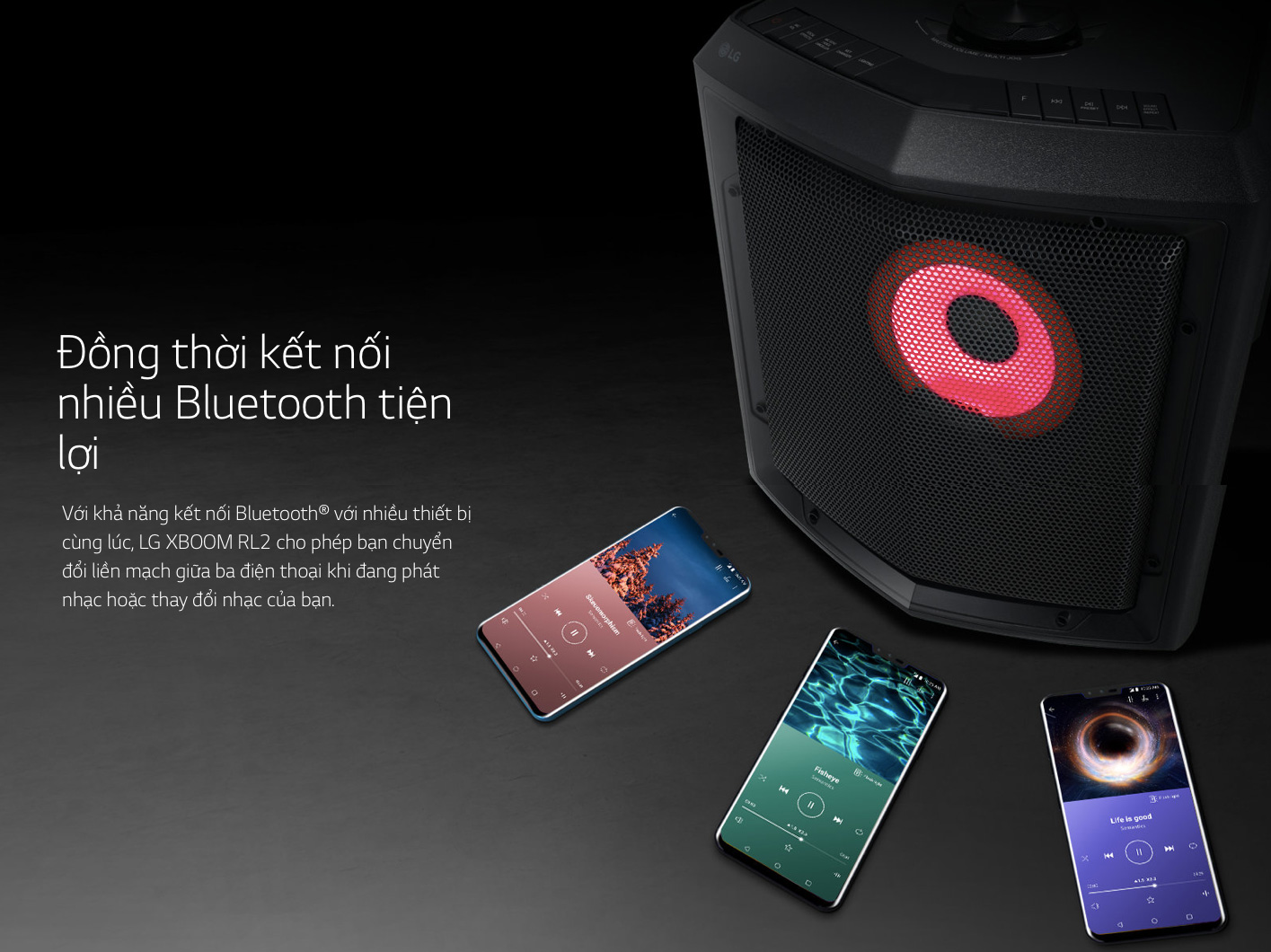 LOA KÉO KHÔNG DÂY CHÍNH HÃNG LG RL2 HÀN QUỐC