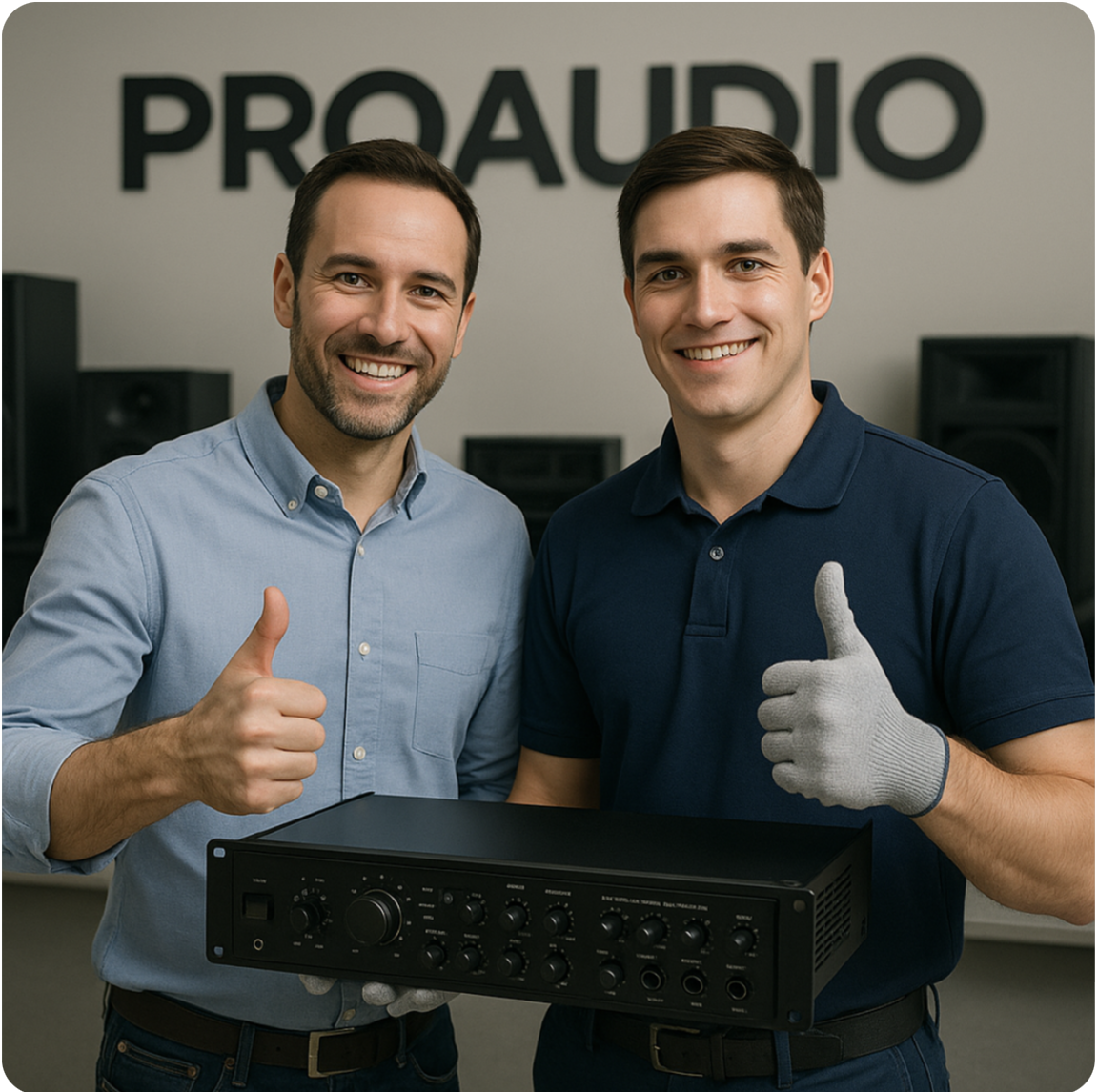 bàn giao thiết bị sửa chữa amply với sự hài lòng cao nhất tại proaudio