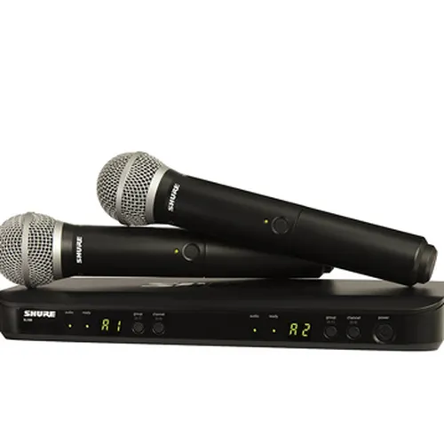 Micro không dây SHURE BLX288A/PG58 đôi mic cầm tay. Hàng chính hãng USA