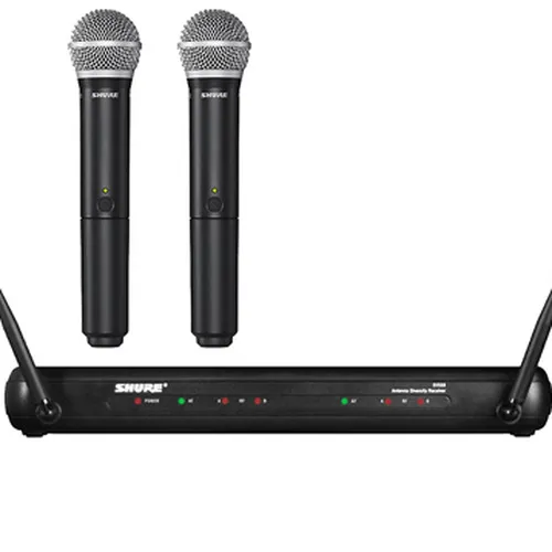 Micro không dây SHURE SVX288E/PG58 Bộ 2 mic. Hàng chính hãng USA.