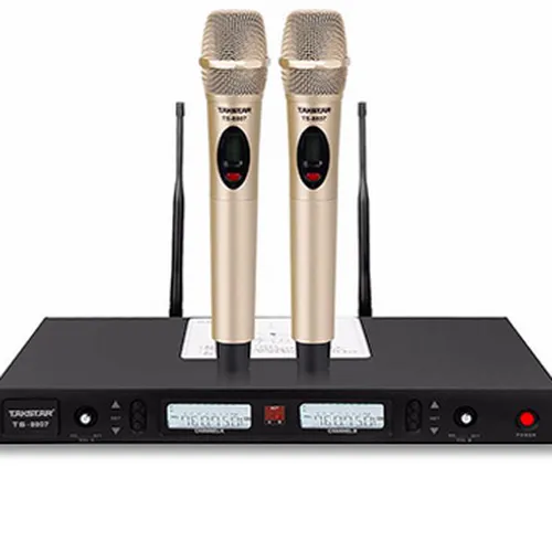 Micro Không Dây TAKSTAR TS-8807HH Bộ 02 micro UHF Hàng chính hãng