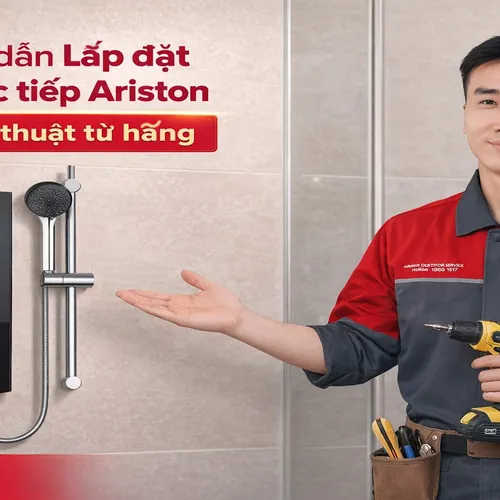 Hướng dẫn lắp Hướng dẫn lắp đặt máy nước nóng trực tiếp Ariston