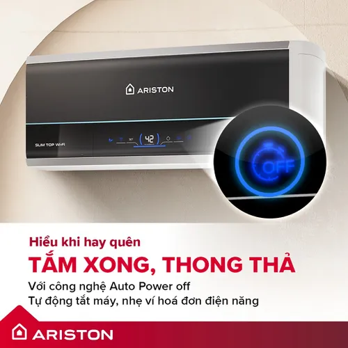 Bình nước nóng Ariston Slim3. Vẻ đẹp Ý đầy cuốn hút trong thiết kế tinh tế