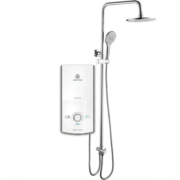 Máy nước nóng trực tiếp Ariston Aures Premium 4.5 - Kèm sen cây