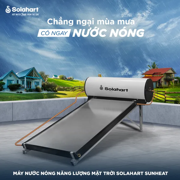 Máy nước nóng năng lượng mặt trời Solahart 180L