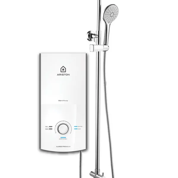 Máy nước nóng trực tiếp Ariston Aures Premium 4.5 - Kèm sen cây
