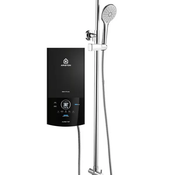 Máy nước nóng trực tiếp Ariston Aures Top 4.5P - Kèm sen cây