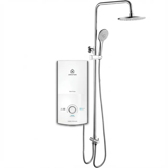 Máy nước nóng trực tiếp Ariston Aures Premium 4.5 - Kèm sen cây