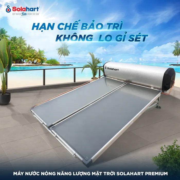 Máy nước nóng năng lượng mặt trời Solahart 300L