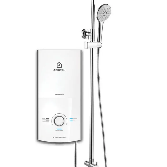 Máy nước nóng trực tiếp Ariston Aures Premium 4.5 - Kèm sen cây