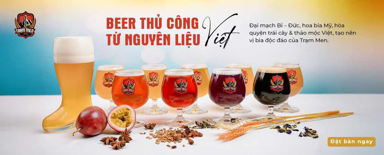 Bia thủ công – Tinh hoa từ nguyên liệu Việt Bia thủ công – Tinh hoa từ nguyên liệu Việt