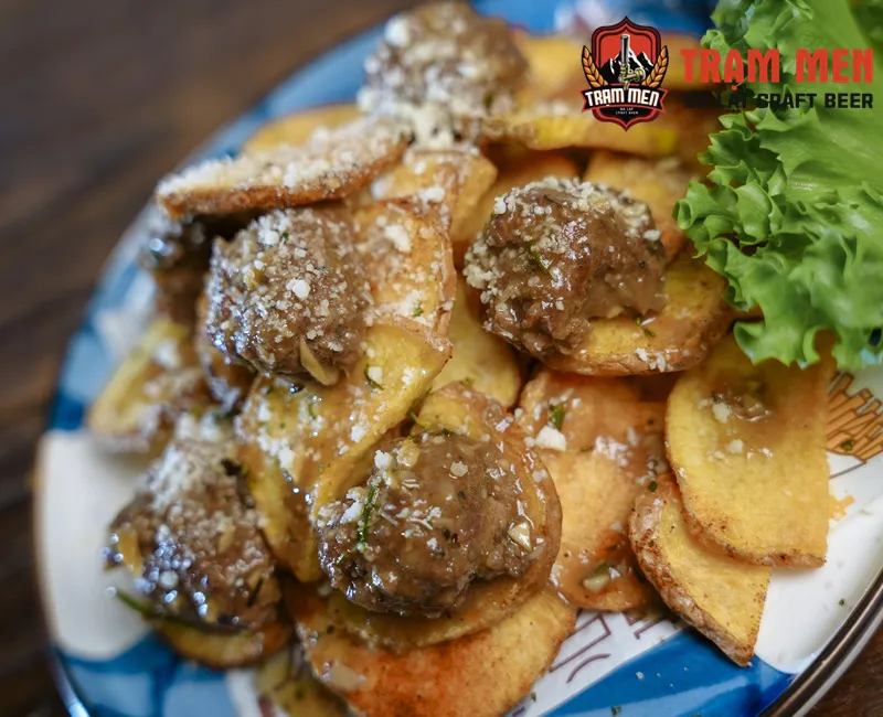 Khoai Tây Đà Lạt Kèm 6 Loại Sốt (tự chọn)